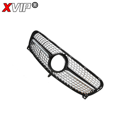 XVIP Chrome Diamonds Style Racing Grille For Mercedes Benz GLA-Class X156 GLA180 GLA200 GLA250 2014-2016 GTR Style Bumper Grille