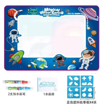 Oversized Magical Water Canvas pens Montessori Toys Learning Blanket Writing  Drawing Repeated Graffiti Painting  toy