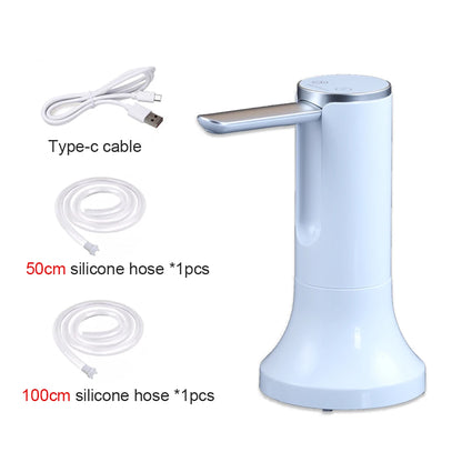 Electric Water Gallon Bottle Pump 19 Liters Foldable Water Dispenser Pump Rechargeable Automatic Desktop Drinking Water Pumps