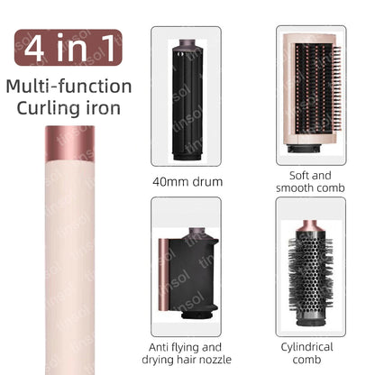 7-in-1 Hair Dryer, 110,000 RPM High-Speed Hair Care Ionic Hair Dryer, Quick Drying, Multi-Function Curling Iron Set