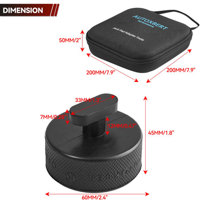 4Pcs New Jack Pad Adapter Rubber W/ Storage Case Bag Box Tool Lifting Safe Raise Heavy Duty For Chevrolet Corvette C5 C6 C7 GS Z