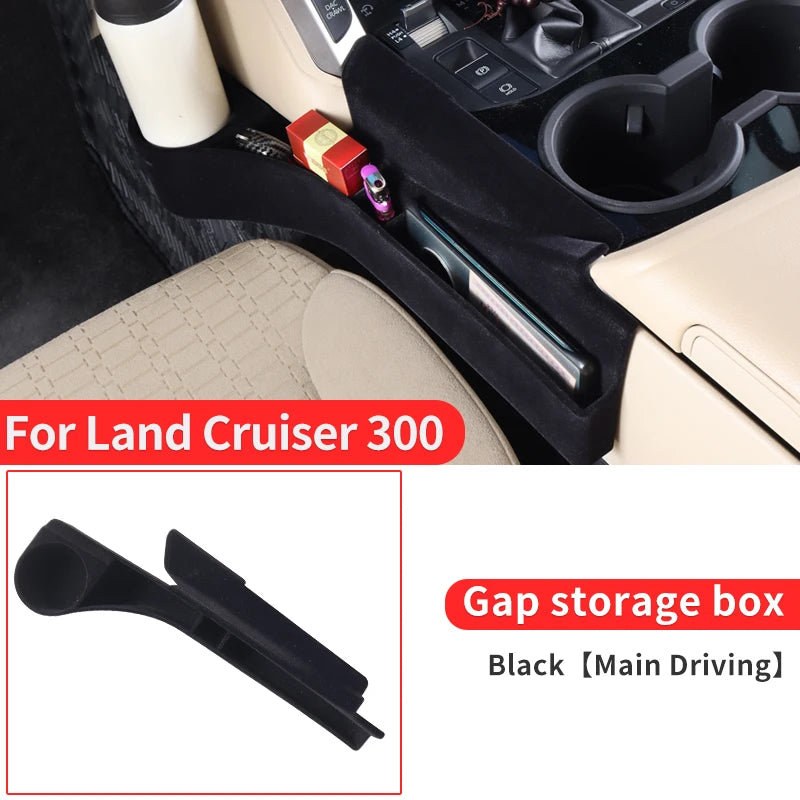 2021-2024 For Toyota Land Cruiser 300 LC300 Upgraded Water Cup Storage Box Interior Seat Modification Accessories 2022 2023