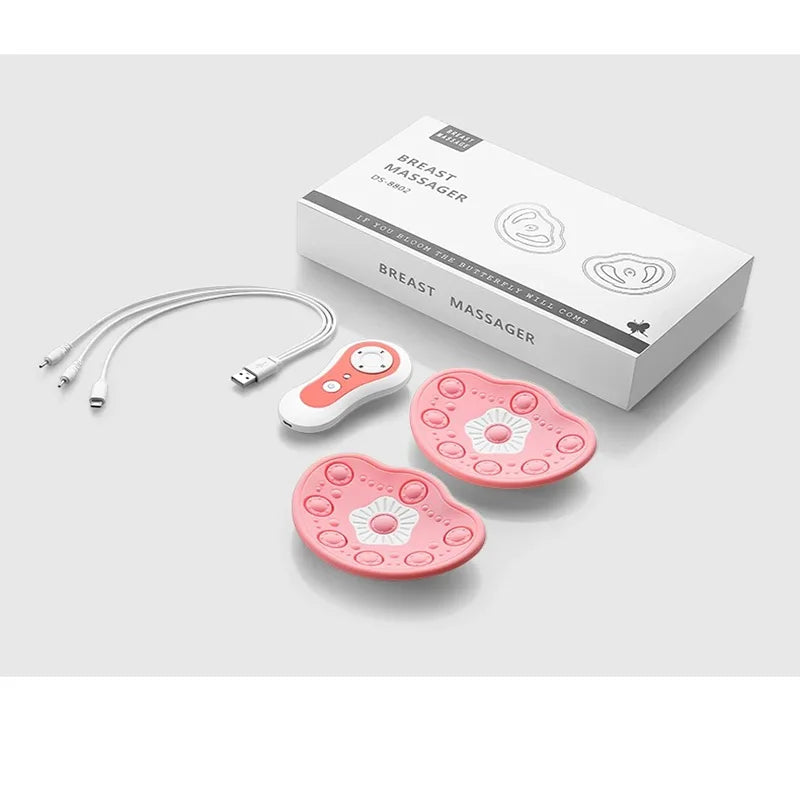 Breast Massager, Electric Breast Massager, Home Use Breast Care Device, Rechargeable Breast Massager for Enhancement.