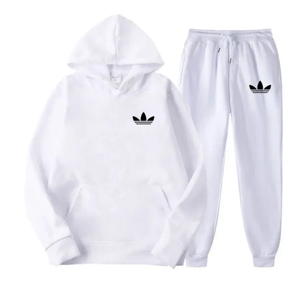 2025 New Men's Fashion Casual Tracksuits Outdoor Jogging Hooded Sets Sports Luxury Hoodie + Pants Suit Clothing
