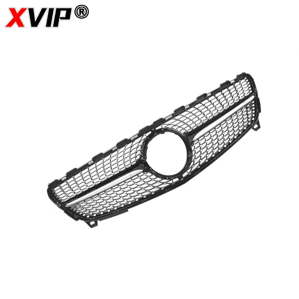 XVIP Diamonds Style Grille For Benz A-Class W176 2016-2018 A180 A200 A250 A45 AMG Front Racing Grille GTR Style Bumper Grille