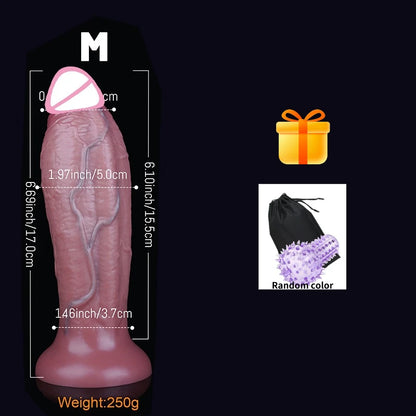 Realistic Anal Silicone Dildo Soft Huge Penis Suction Cup Vagina Adult Masturbator Cock Big Dick Butt Plug Sex Toys For Woman18+