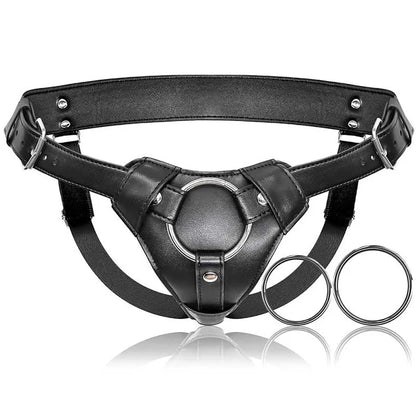 Adjustable Waist And Thigh Soft Leather Strap-On Dildo Harness Adult Sex Toy for Women Pegging Comfortable Wear Pants for Dildos