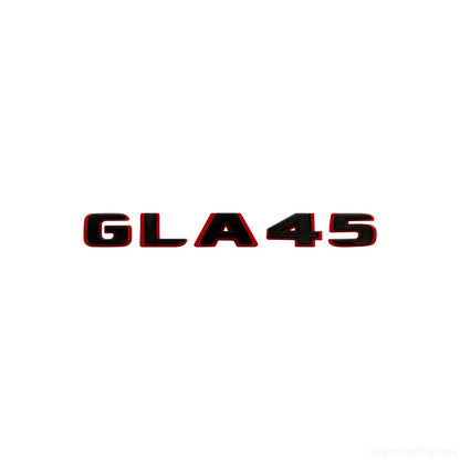 2024 New style Two tone Letters Numbers GLA35 GLA45 GLA45S Turbo 4matic+ for Car Fender Trunk Rear X156 Sticke