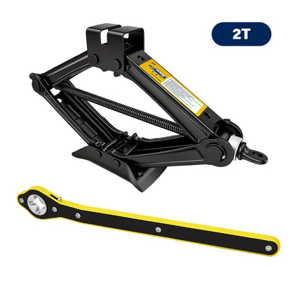 2 Ton Scissor Jack Set，Car SUV Auto Jack Kit with Extendable Wheel Wrench,Labor-Saving Repair & Tire Replacement Tool