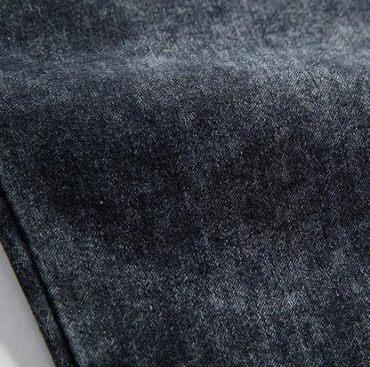 Summer 2022 Fashion Men Jeans Grey Slim Fit Capric Calf-Length Teenagers Boys Hip Hop Jeans Homme 28-34