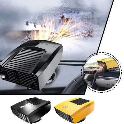 800W Car Electric Heater for Makita Winter Defroster & Heating Fan with 2 USB Ports Fast Heating Defogger for Mobile Charging