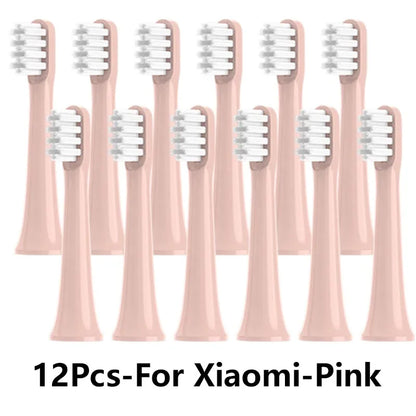 4/8PCS For XIAOMI MIJIA T100 Replacement Brush Heads Sonic Electric Toothbrush DuPont Soft Bristle Suitable Nozzles