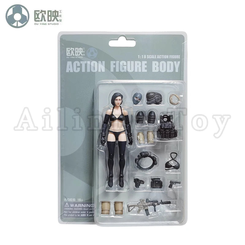 Ou Ying Studio 1/18 Planet Green Valley PGV 3.75inch Action Figure Girls War EFSA Female Figures Anime Model