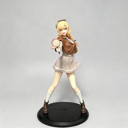 20cm My Dress-Up Darling Figure Shrine Maiden Detective Outfit Anime Girl Figurine PVC Model Doll Desktop Decor Gift
