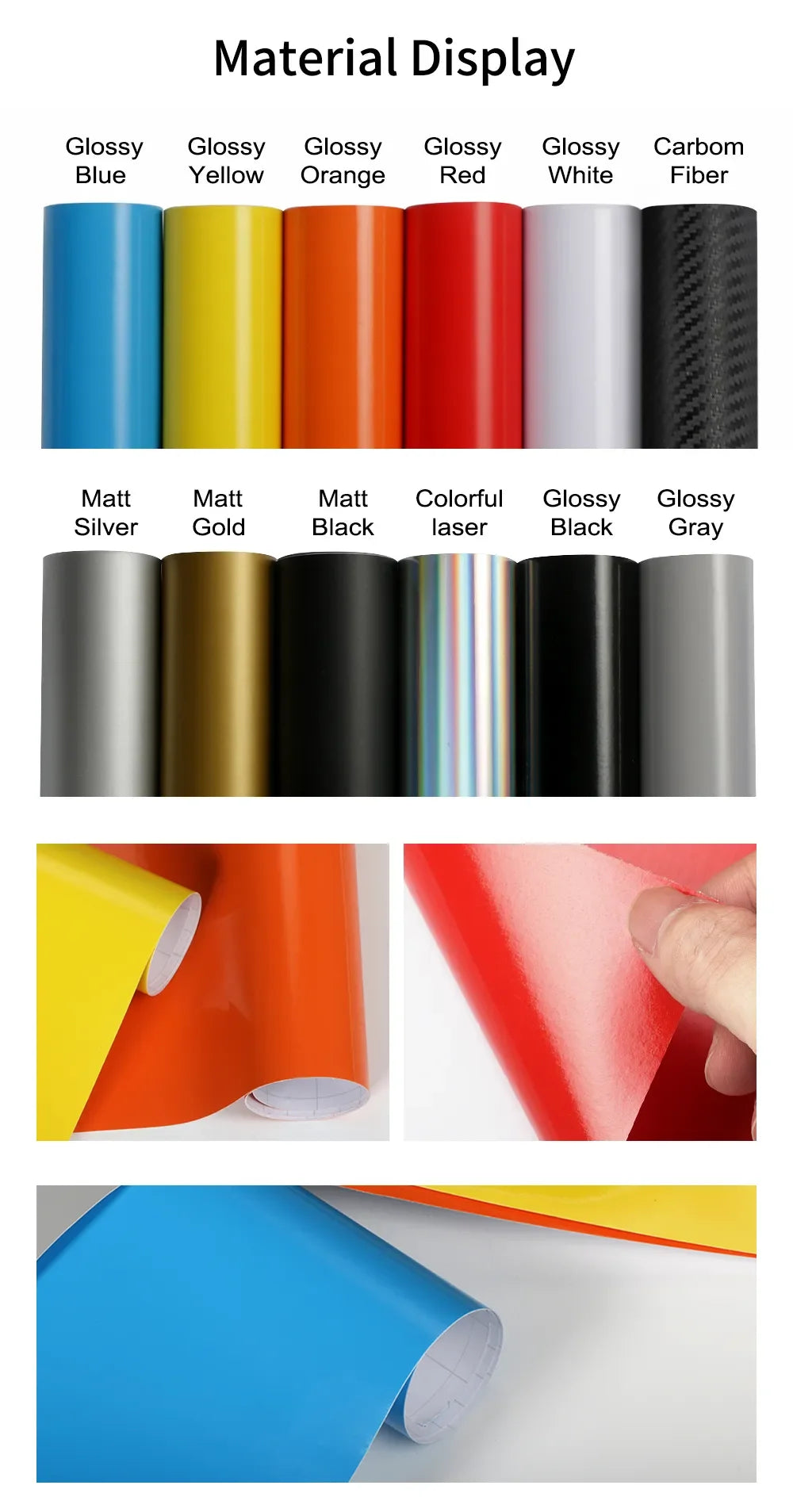 For Ford Mustang EcoBoost Shelby GT Hood Roof Trunk Vinyl Stripe Decal Set – PVC Car Styling Wrap Film Kit