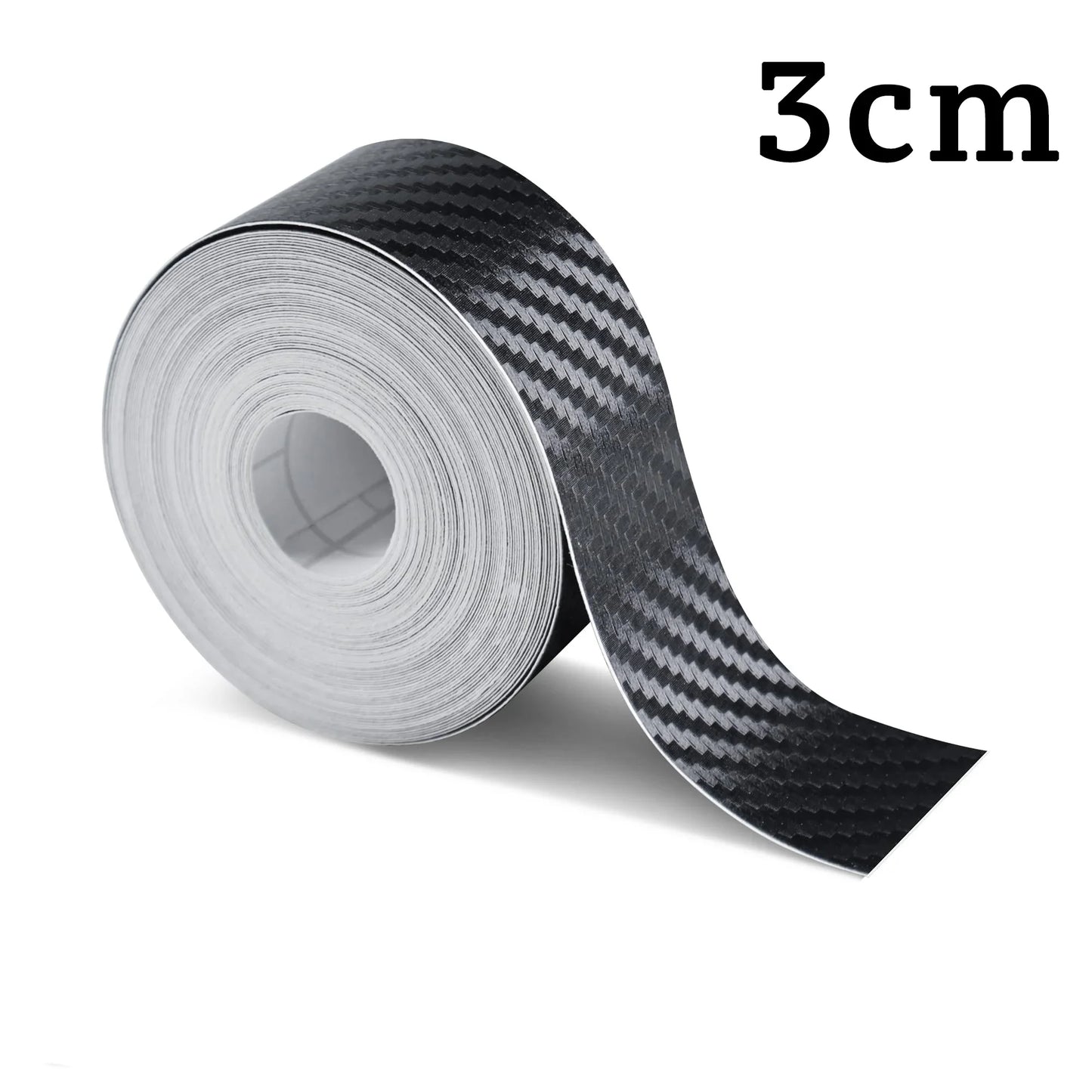 1-10m Nano Carbon Fiber Car 3D Tape Sticker Wrap Door Mirror Paste Protector Strip DIY Protection Film Waterproof Adhesive Vinyl