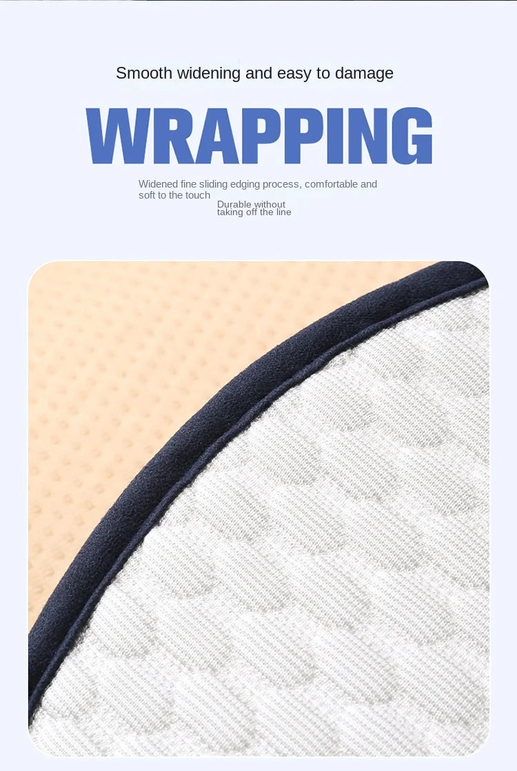 Universal Ice Silk Car Seat Cushion Breathable Seat Cover Sweat Absorption Cool Cushion Universal Split Single Sitting Rear Set