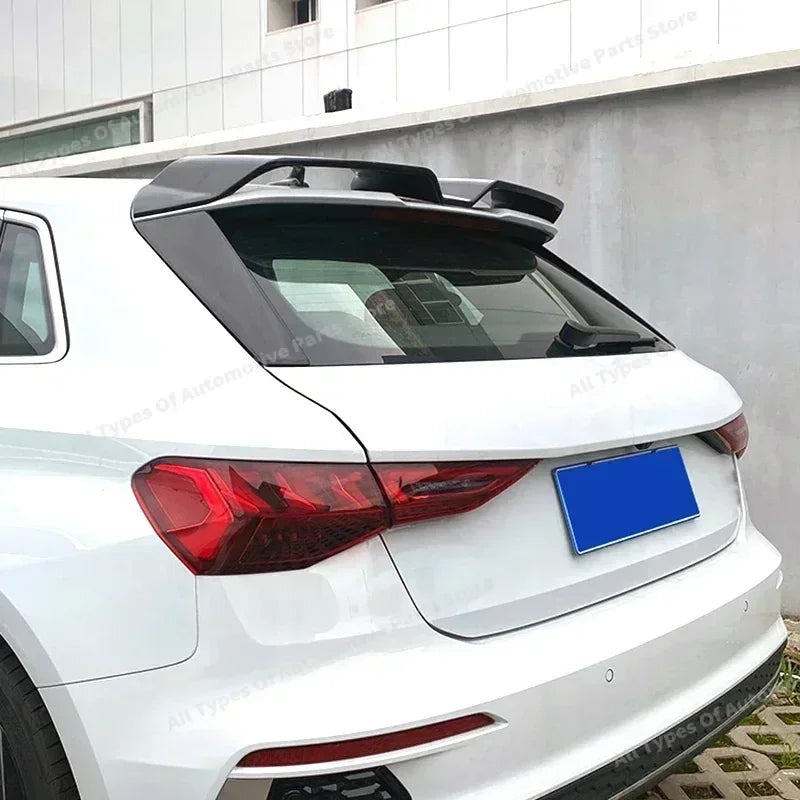 Car Rear Roof Lip Spoiler Trunk Splitter Wing for Audi A3 S3 RS3 8Y Sportback 2021-2024 Car Modified Body Kit  Accessories Auto