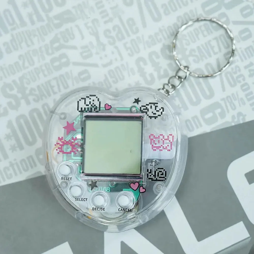 Collector's Edition Aqua Blue 3D Interactive Tamagotchi, Virtual Pet Retro Game Gift for Gamers