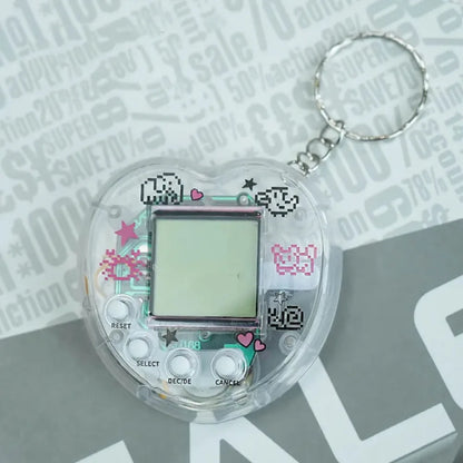 Collector's Edition Aqua Blue 3D Interactive Tamagotchi, Virtual Pet Retro Game Gift for Gamers