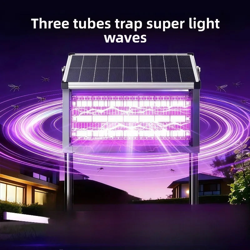 1PC Solar Mosquito Killer Lamp 2 in 1 Outdoor Fly Zapper Anti Mosquito Light Electric Insect Trap for Yard Patio
