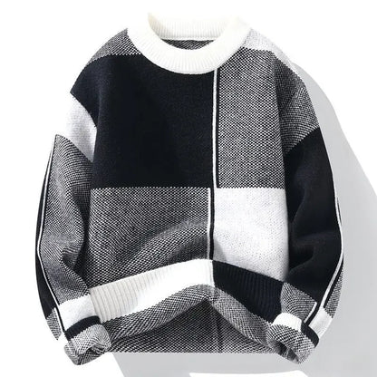 Round Collar Crewneck Long Sleeve Thick Knitwear Original Autumnr and Winter Pullover Man Casual Y2k Knitted Sweaters for Men