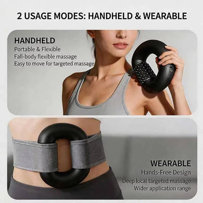 Electric rolling percussion massager Kneading deep Tissue Muscle Recovery BODYSHAPING MANUAL body MASSAGE ROLLER Fatigue Relief