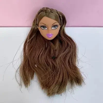 Beautiful Bratzdoll Makeup Doll Girls Love Cute Dolls head plastic head