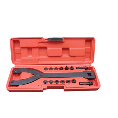 1/2 Inch 15Pc Adjustable Variable Pin Spanner Wrench Automobile Tool Universal Camshaft Pulley Puller Remover Kit