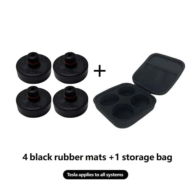4Pcs/Set Lifting Jack Pads For Tesla Model YL/3/Y/S/X car series Rubber Pucks Chassis Lift Stands Adapter Repair Tool Chass