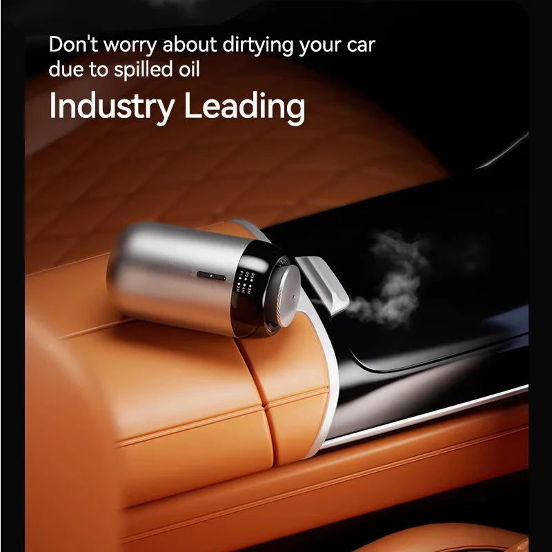 Smart Portable Car Aroma Diffuser  Battery USB Powered 10ml Capacity Timing Air Freshener Home Room Auto Oil Scent Machine