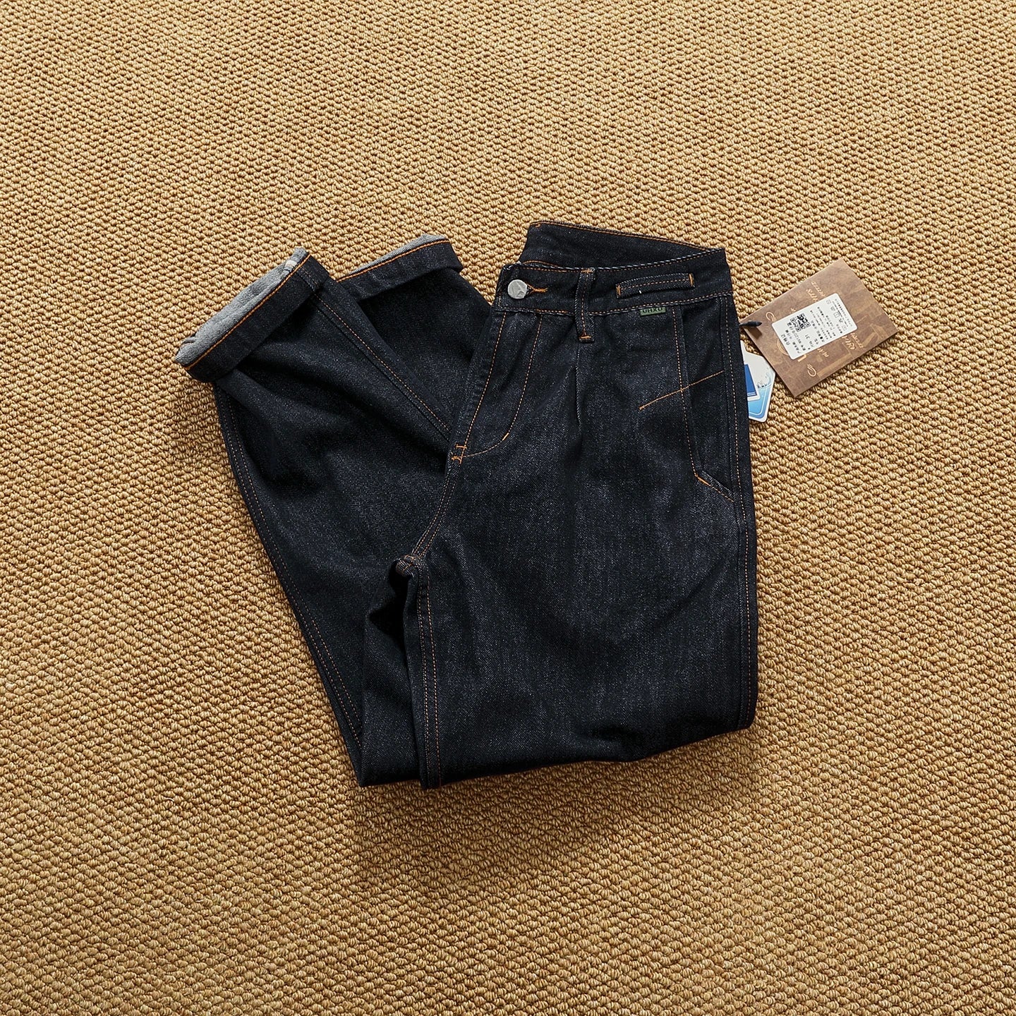 2025 Autumn New American Retro Heavyweight High-end Comfort Jeans Men's Fashion 80% Cotton Washed Straight Casual Pencil Pants