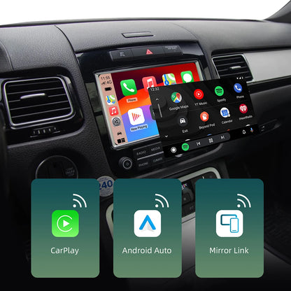 Wireless CarPlay Retrofit Box For Volkswagen Touareg RNS850 2011-2017 8 Inch Android Auto For Apple CarPlay Vw Navigation Mirror