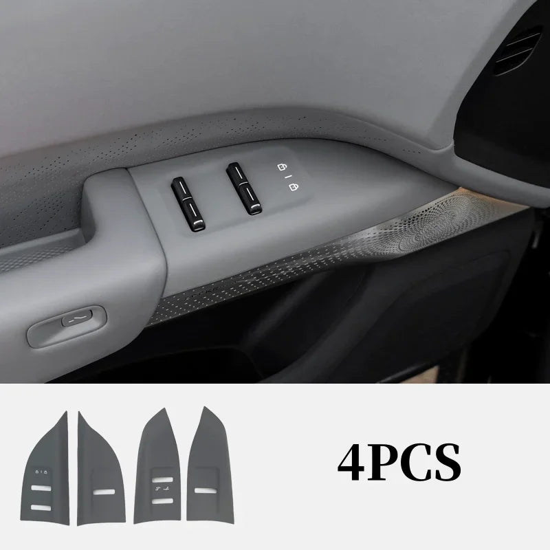 Car Window Switch Control Panel for ZEEKR 7X Interior Accessories 2024 2025 2026 for Left Hand Drive