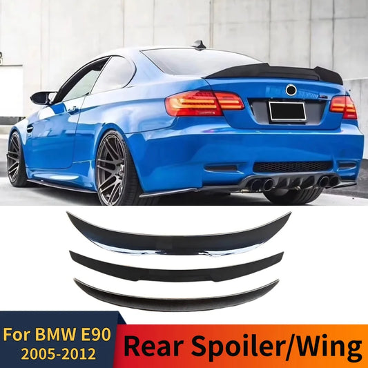 Rear Trunk Wing Spoiler Tail Splitter Air Dam Deflector Tuning Accessories Body Kit For BMW  Series E90 E91 3 Series 2005-2012