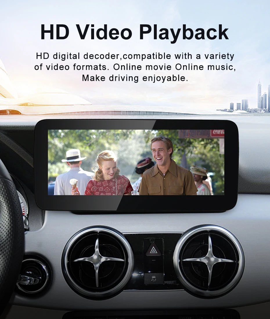 STWEI 2024 New Car Multimedia Wireless Android AUTO CarPlay 10.25inch 12.3inch Screen For Mercedes Benz GLK X204 2010 2013 2015