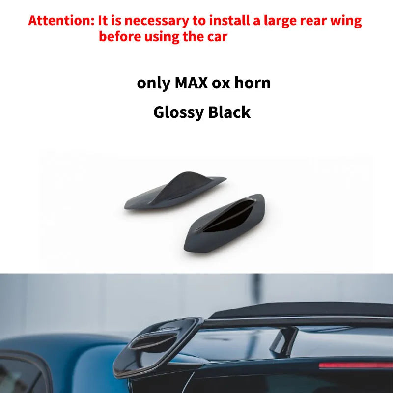 For Mercedes Benz A Class W176 A180 A35 AMG 2013-2019 Rear Trunk Wing Rear Roof Spoiler Wings Diffuser Accessories Body Kits