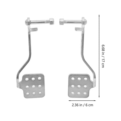 1Pair Go Kart Throttle Pedal Brake Foot Pedal for 212Cc Engine Smooth Control Aluminum Build