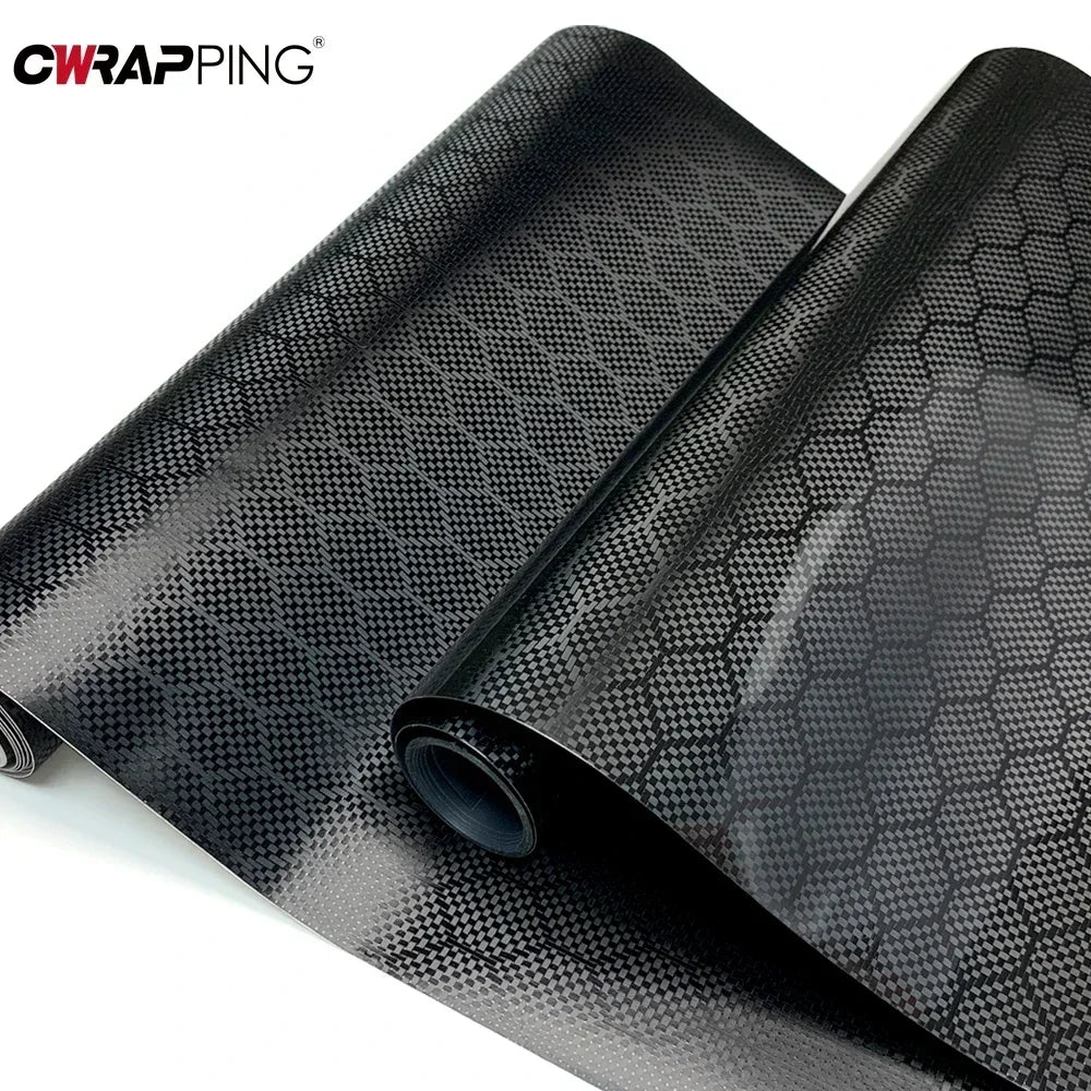 Car Adhesive Vinyl Honeycomb Auto Decal Wrap Film Waterproof Car Stickers Console Computer Laptop Helmets Skin Auto Accessories