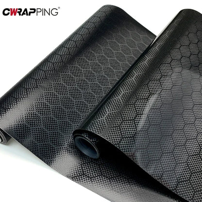 Car Adhesive Vinyl Honeycomb Auto Decal Wrap Film Waterproof Car Stickers Console Computer Laptop Helmets Skin Auto Accessories