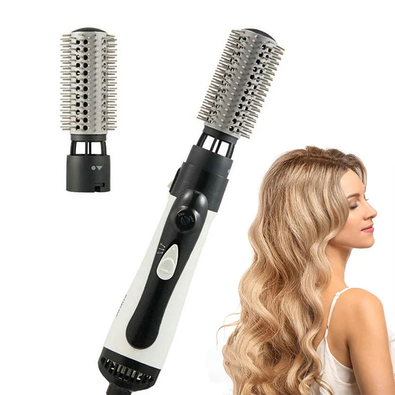 Hair Dryer and Hot Air Brush Professional Negative Ionic Ceramic Volumizer Styler Lightweight One Step Blow Brush Styling Tool