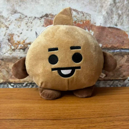 Hot BTed 21Plush Toys Kawaii Mini Keychain Anime Pendant Ornament for Kids 12-22cm Bt Peripherals Soft Stuffed Animals Doll Gift