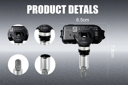 1/4PCS 433MHZ Tire Pressure Monitor System TPMS Fit For Hyundai Grandeur i40 Azera Replacement For 529333V100 52933-3V100