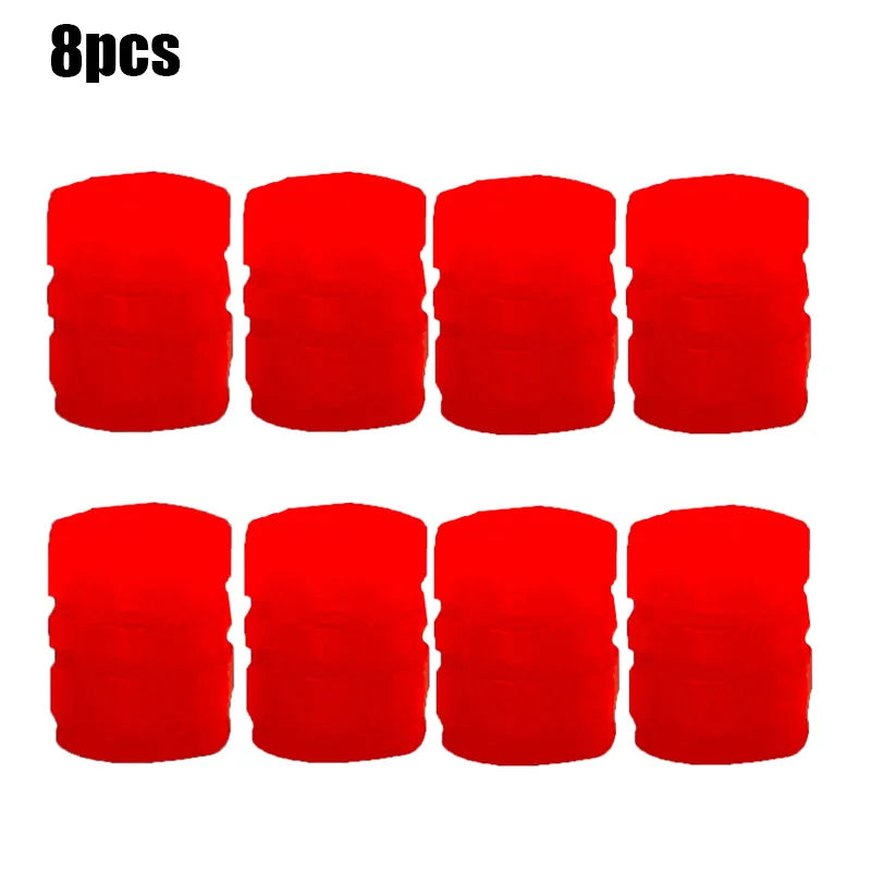 20Pcs Luminous Tire Valve Caps Car Fluorescent Tyre Valve Stem Caps Cover Night Glowing Bike Motorcycle Car Wheel Decoration