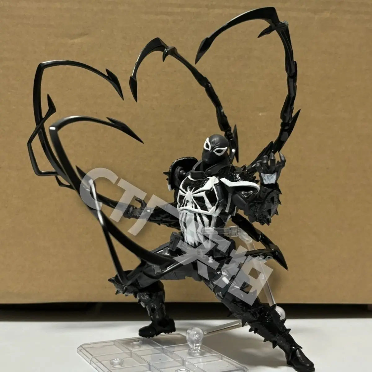 2026 Agent Venom Action Figure CT Version Kaiyodo Anime Figurine Marvel PVC Movable Collection Eugene Thompson Ko Model Toy Gfit