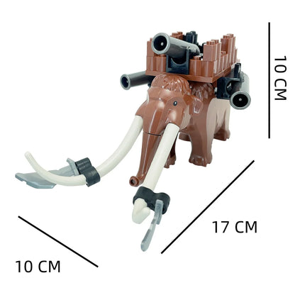 MOC Medieval Military Carriage Carriage Chariot Knight Transport Carriage Weapons Figures Vegetable Wood Bricks Children's Toys