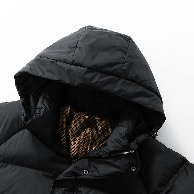 Winter Down Cotton Jacket Men's New Thickened Warm Parka Jackets Loose Casual Hooded Parkas Jacket Men's Windproof Puffer Coat