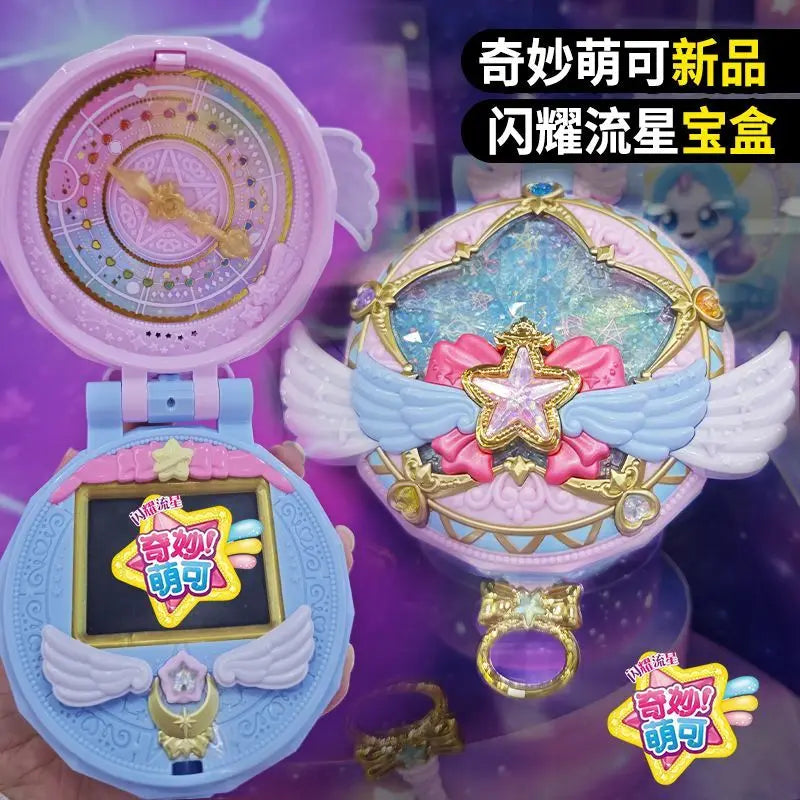 Catch！Teenieping Anime Figure Season 6 Shining Meteor Treasure Box Prince Carriage Set Magic Sweetheart Figurine Collection Toys