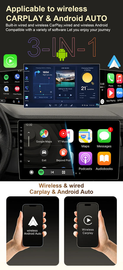 Android 16Carplay For Mitsubishi Pajero 4 V80 V90 2006 2007 -2014 Car Radio Video GPS Navigation Player Unit Multimedia Stereo