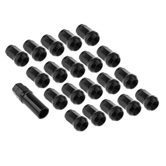 Wheel Lug Nuts Replacement Set M12 Cold Forged Carbon Steel Socket Key for Automotive Tire Maintenance